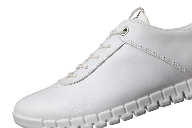 White ECCO GRUUV LITE W EASY SLIP