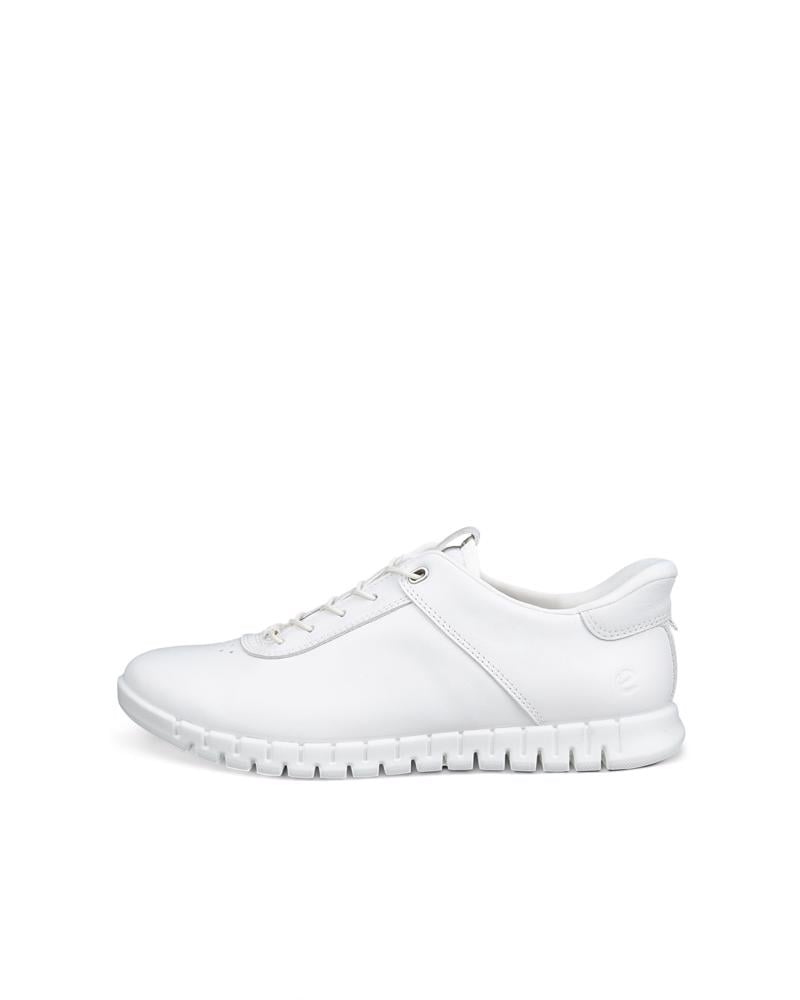White ECCO GRUUV LITE W EASY SLIP