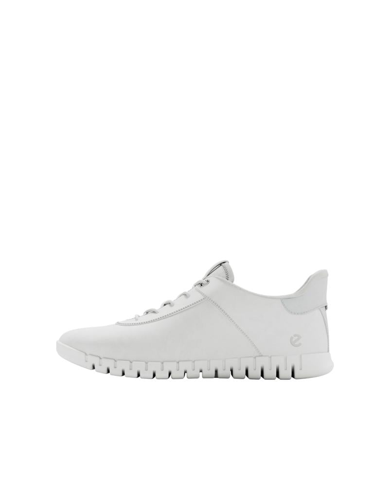 White ECCO GRUUV LITE W EASY SLIP