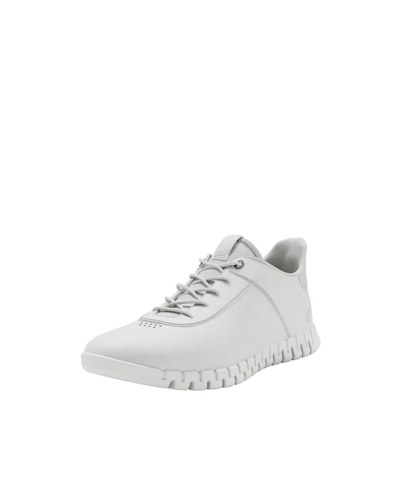 White ECCO GRUUV LITE W EASY SLIP