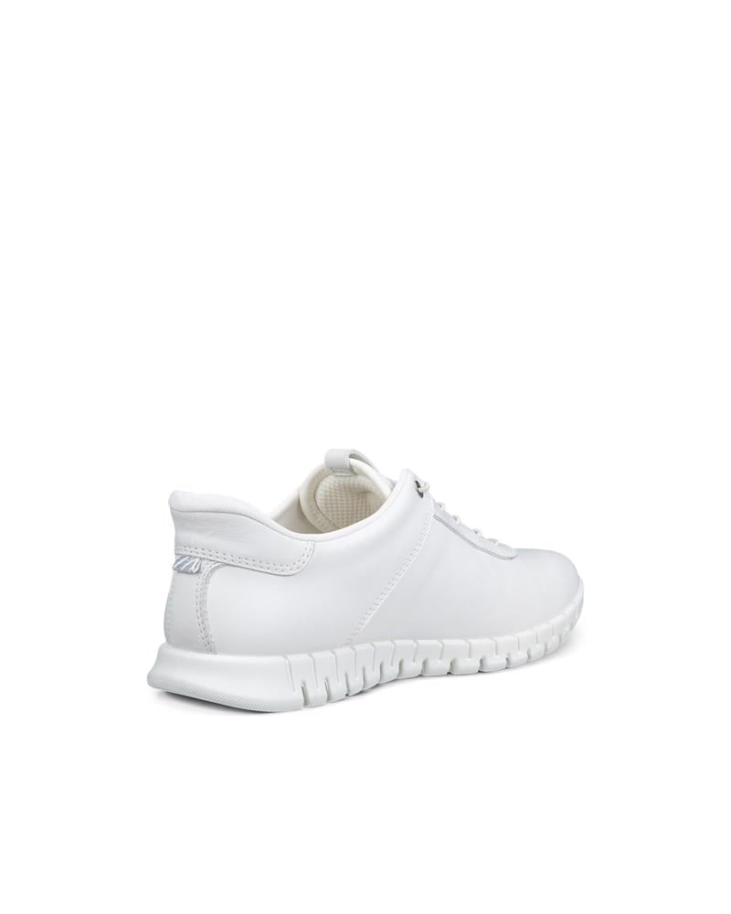 White ECCO GRUUV LITE W EASY SLIP