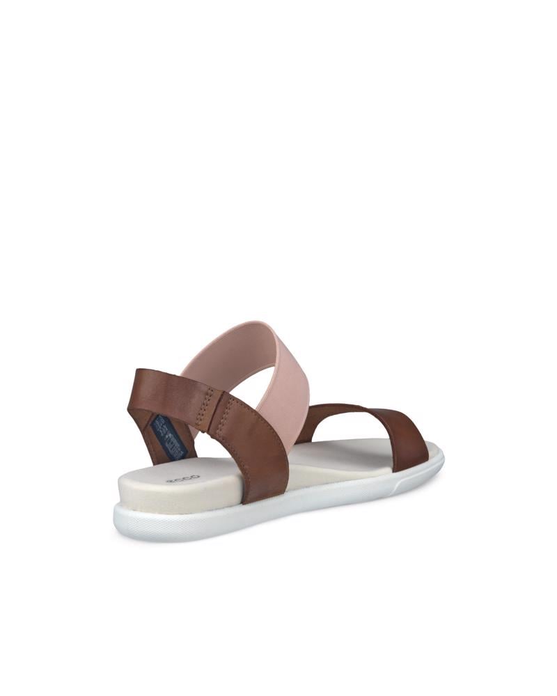 CAMEL ECCO DAMARA SANDAL 3 STRAPS