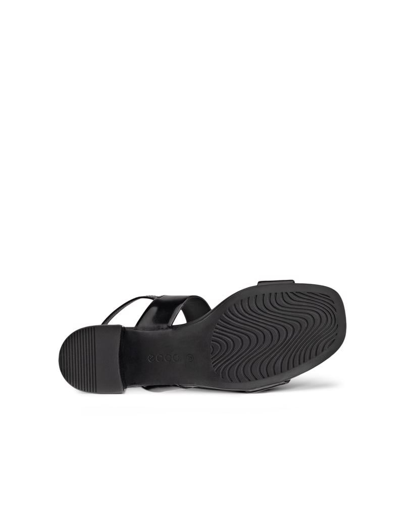 BLACK ECCO LIVA SANDAL 35