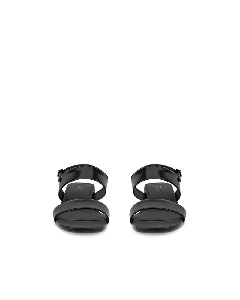 BLACK ECCO LIVA SANDAL 35