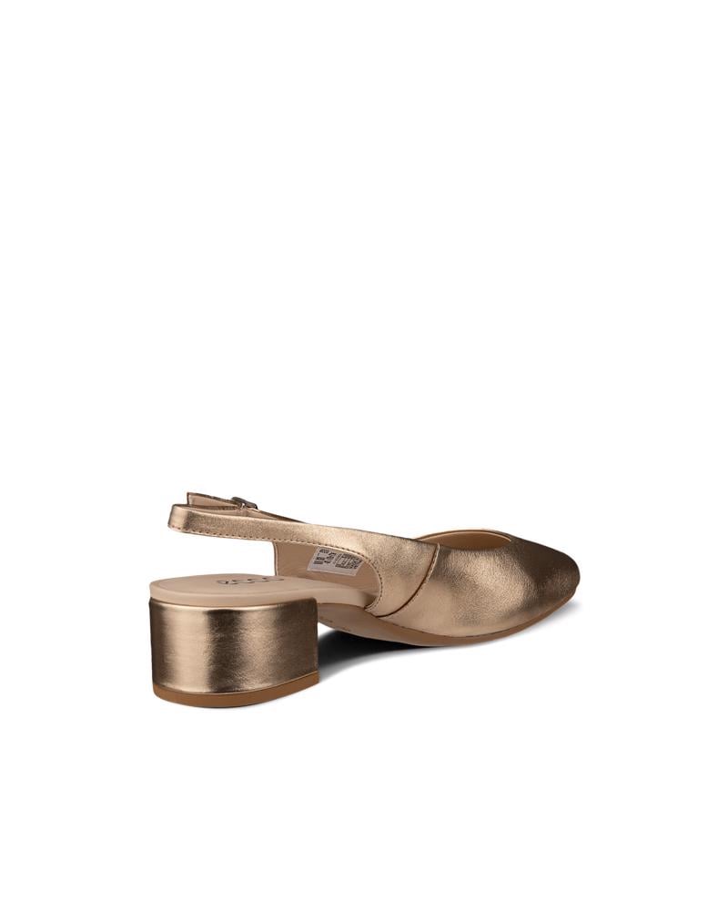 Bronze ECCO LIVA 35 HEELED SLING BACK