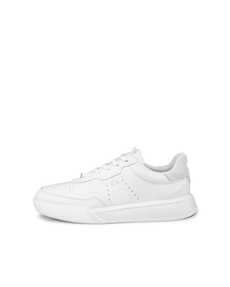 White ECCO STREET COURT W LEA