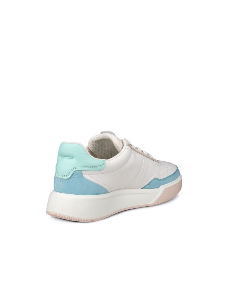 BLUE ECCO STREET COURT W LEA