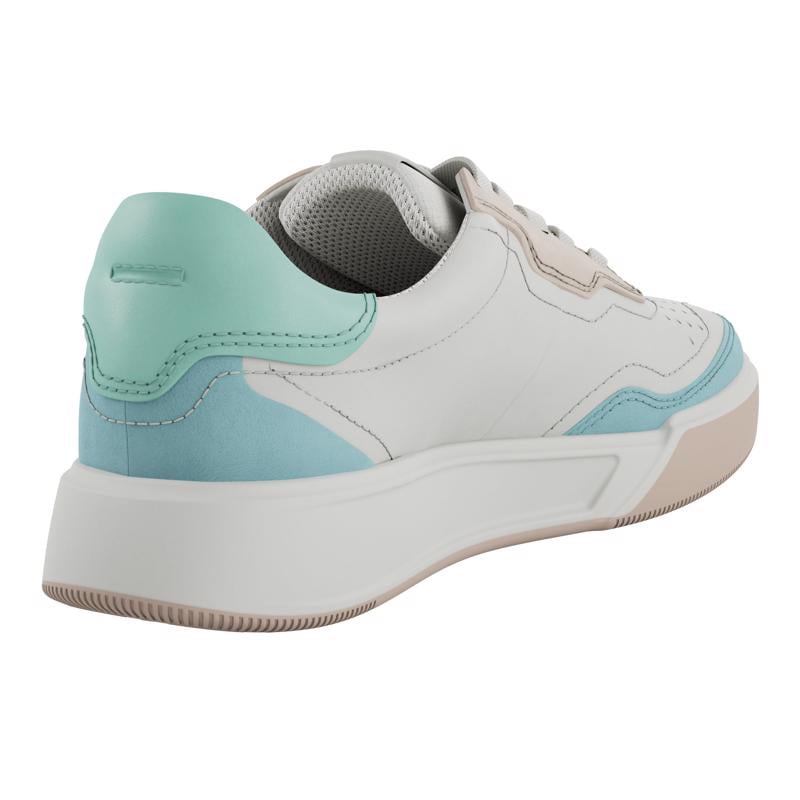 BLUE ECCO STREET COURT W LEA