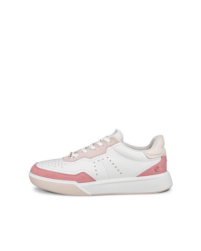 Pink ECCO STREET COURT W LEA