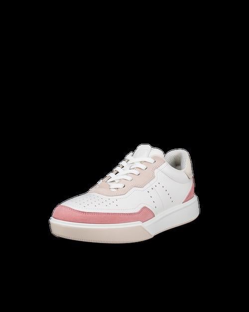 Pink ECCO STREET COURT W LEA