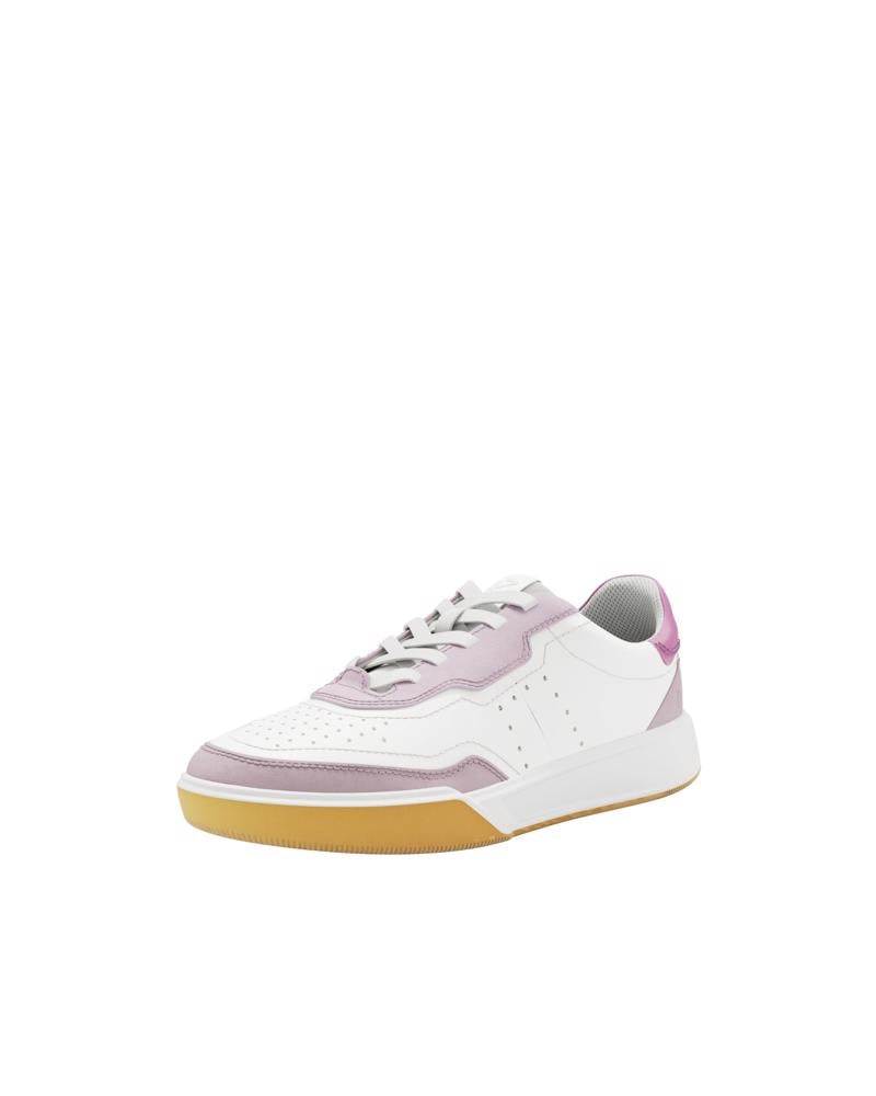 White ECCO STREET COURT W LEA