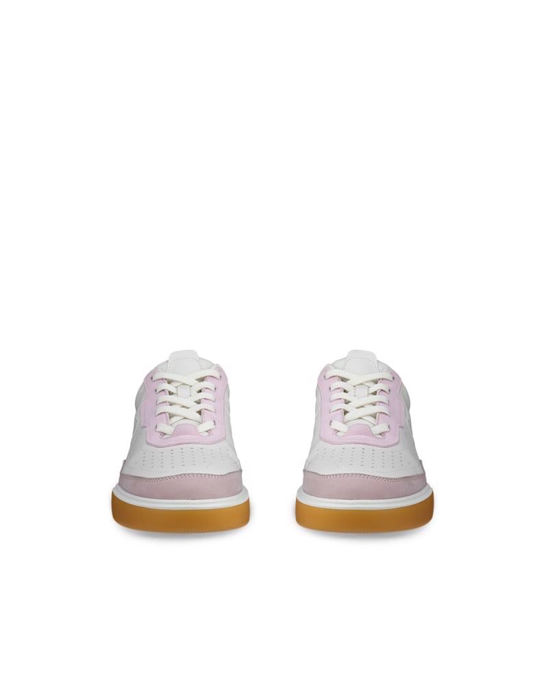 White ECCO STREET COURT W LEA