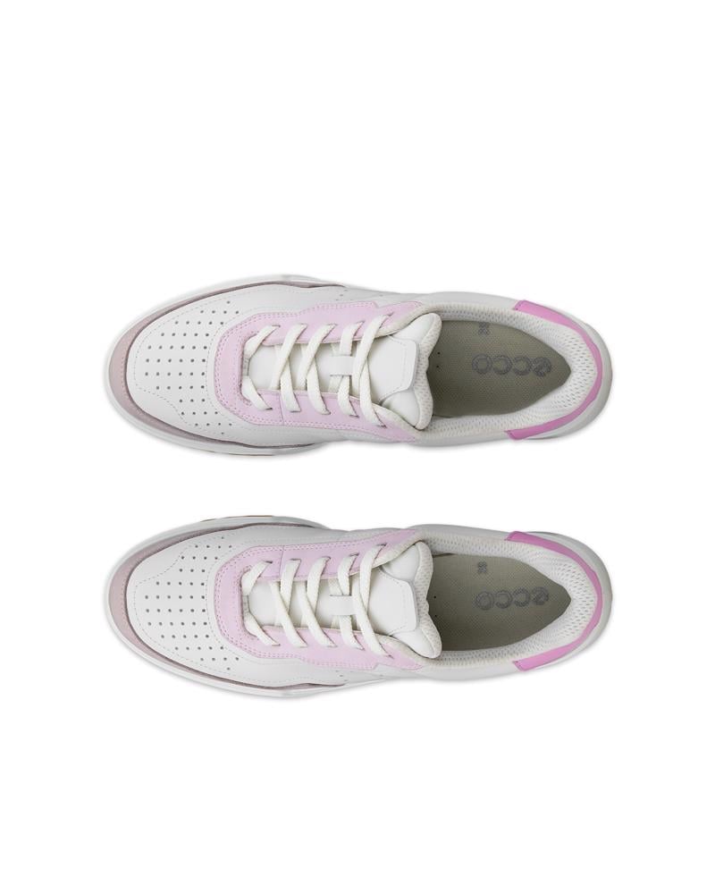 White ECCO STREET COURT W LEA