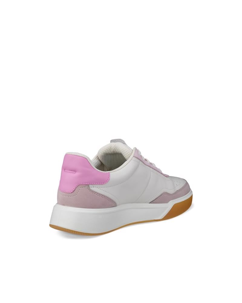 White ECCO STREET COURT W LEA