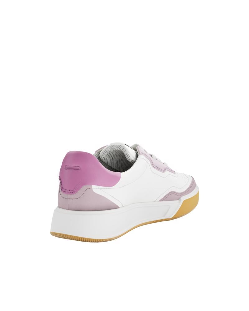 White ECCO STREET COURT W LEA