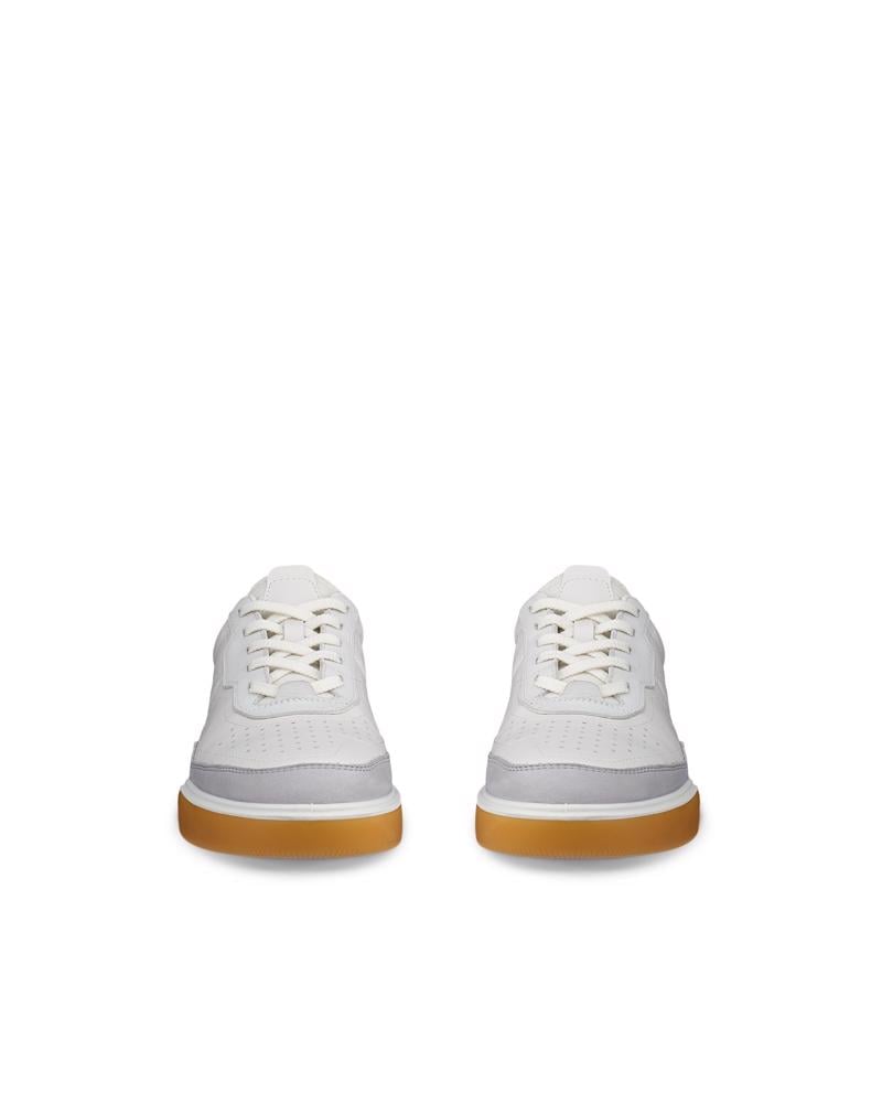 White ECCO STREET COURT W LEA