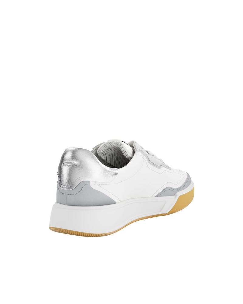 White ECCO STREET COURT W LEA