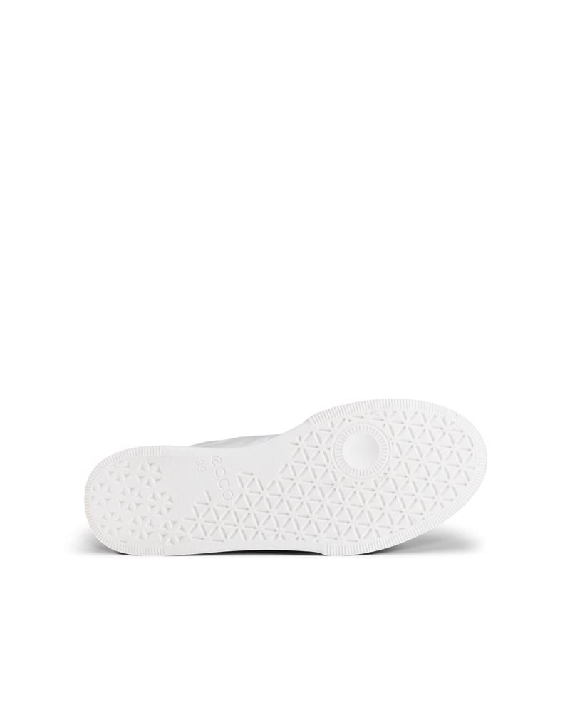 White ECCO STREET COURT W HIGH-TOP