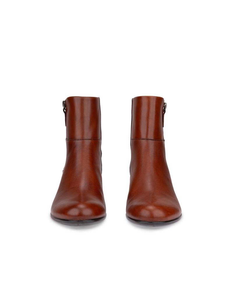 Brown ECCO Shape M 35 Zip Boot