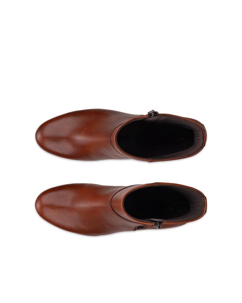 Brown ECCO Shape M 35 Zip Boot