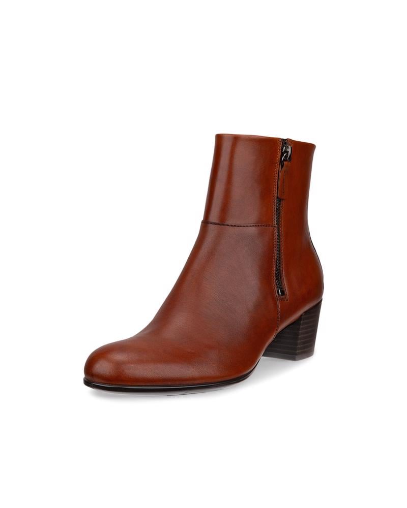 Brown ECCO Shape M 35 Zip Boot