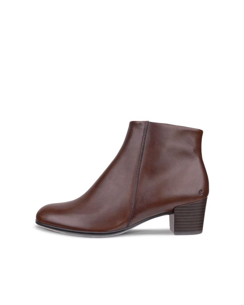 Brown ECCO Shape M 35 Zip Bootie
