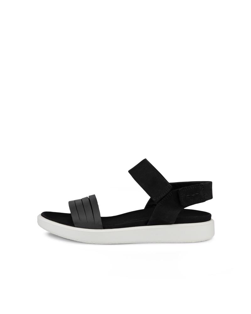 BLACK ECCO FLOWT W SANDAL