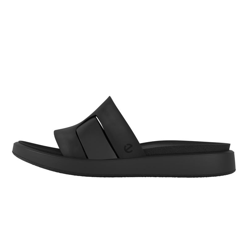 BLACK ECCO FLOWT W SLIDE