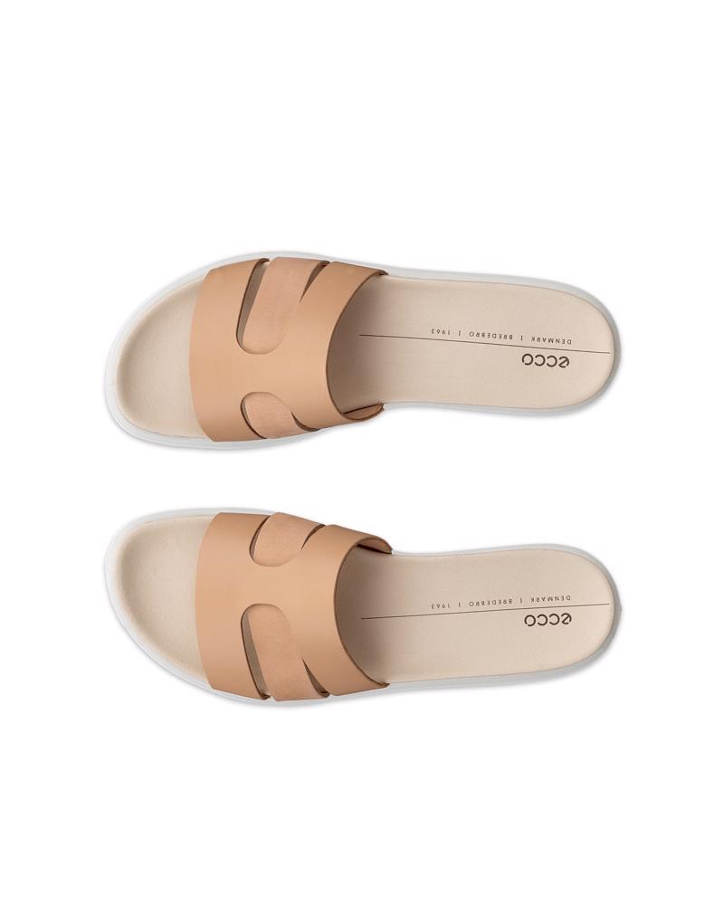 Beige ECCO FLOWT W SLIDE