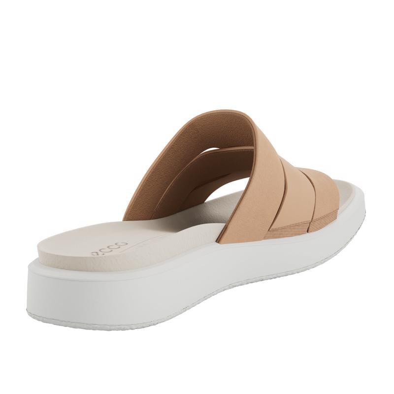 Beige ECCO FLOWT W SLIDE
