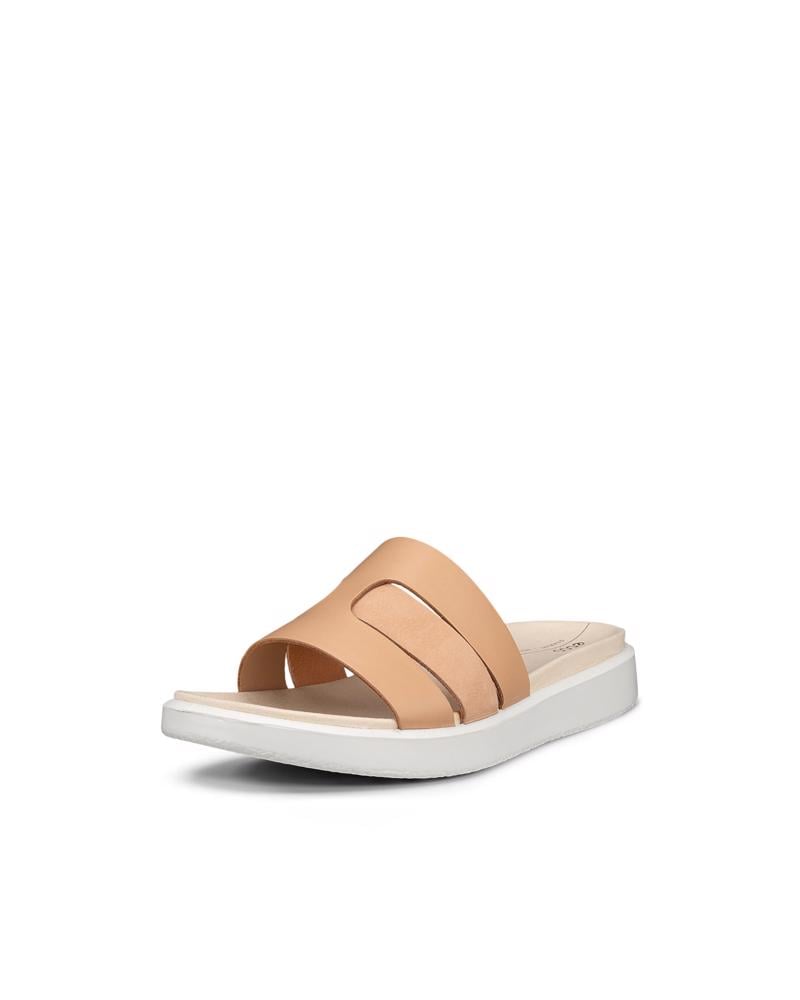 Beige ECCO FLOWT W SLIDE