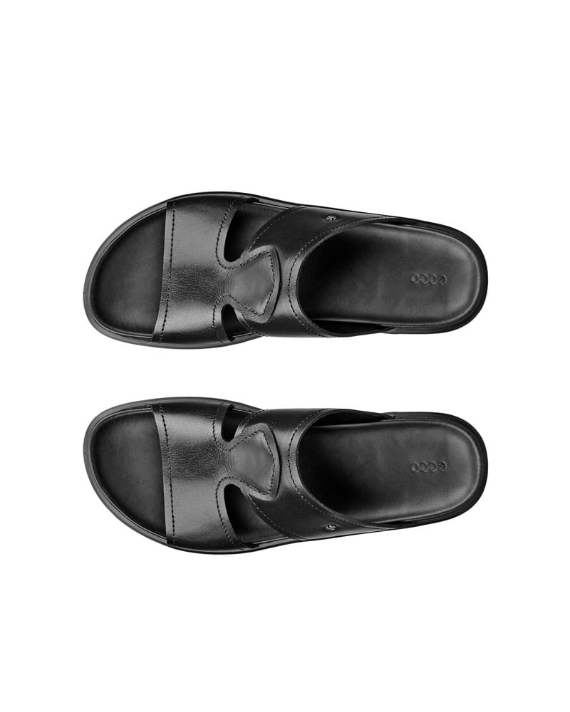 BLACK ECCO FLOWT LX M SLIDE LTD