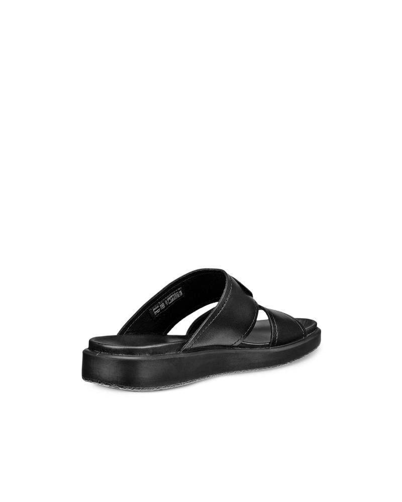BLACK ECCO FLOWT LX M SLIDE LTD
