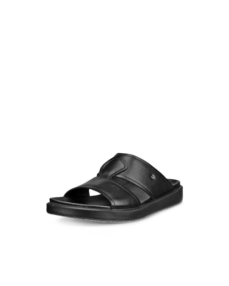 BLACK ECCO FLOWT LX M SLIDE LTD
