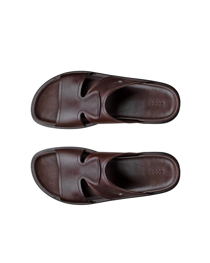 Brown ECCO FLOWT LX M SLIDE LTD