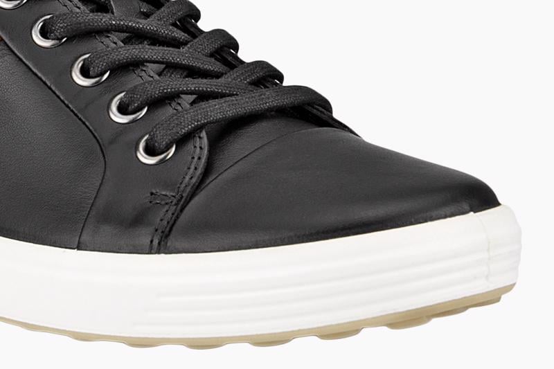 BLACK ECCO SOFT 7 W SHOE