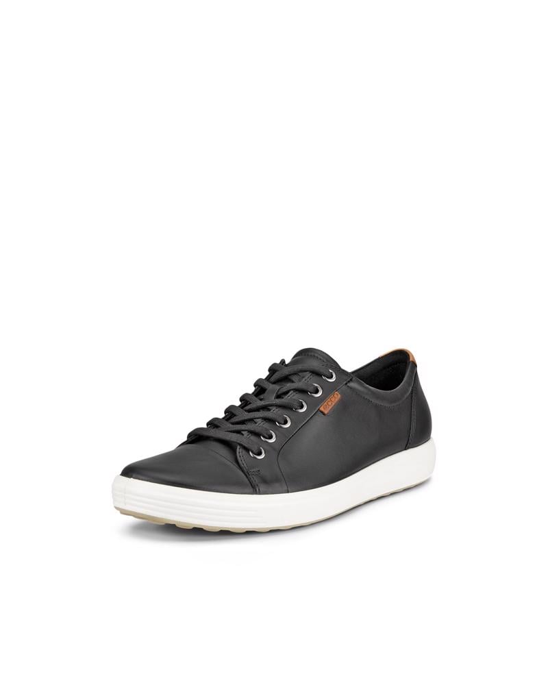 BLACK ECCO SOFT 7 W SHOE