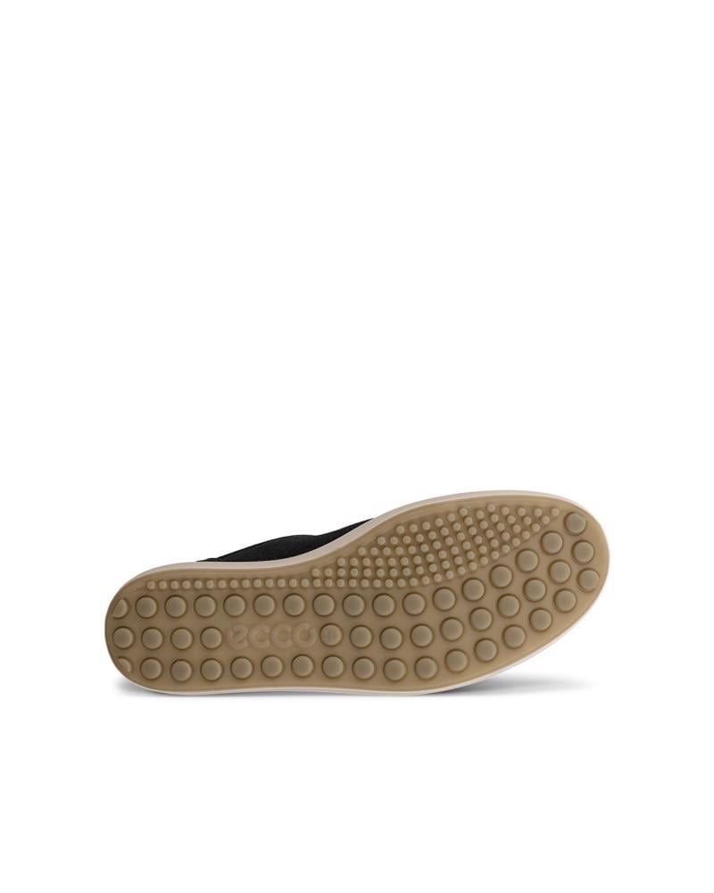 BLACK ECCO SOFT 7 W LACE UP