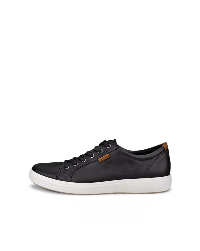 BLACK ECCO SOFT 7 SNEAKER O.G