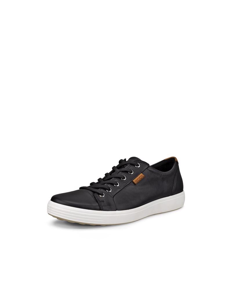 BLACK ECCO SOFT 7 SNEAKER O.G