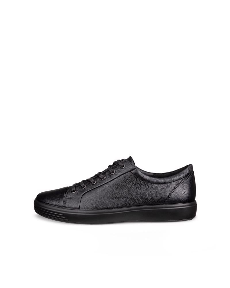 BLACK ECCO SOFT 7 SNEAKER O.G