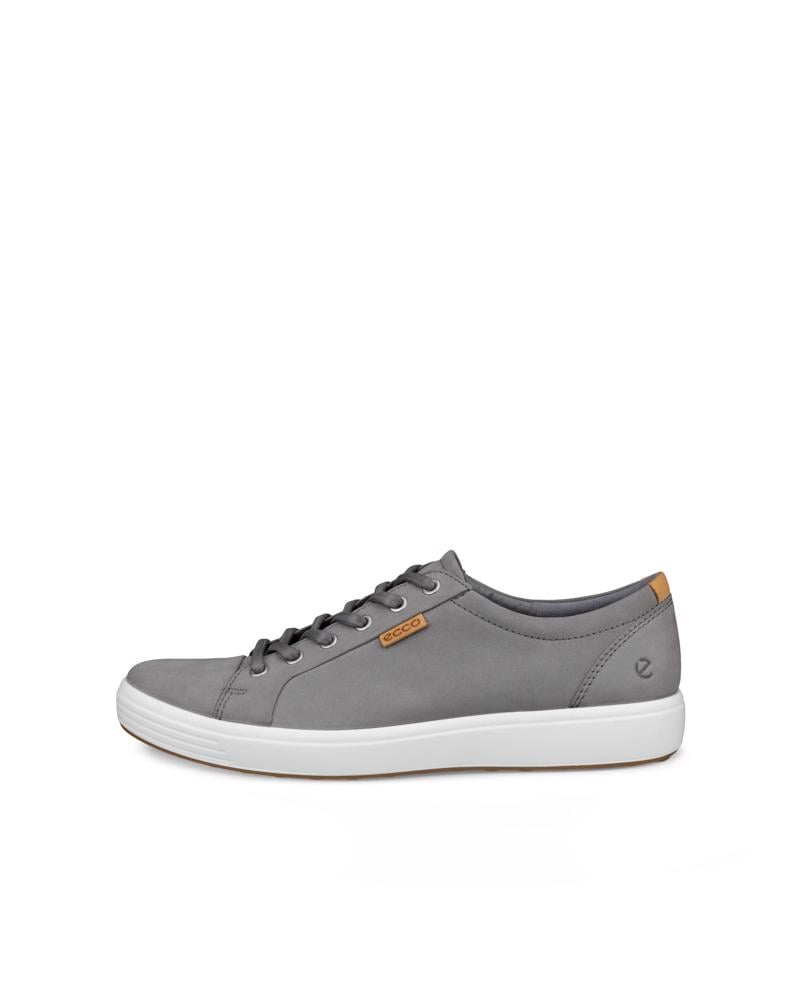 Grey ECCO SOFT 7 M SHOE LACE UP