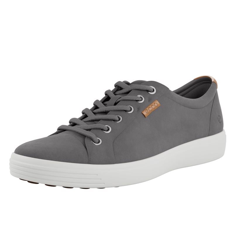 Grey ECCO SOFT 7 M SHOE LACE UP