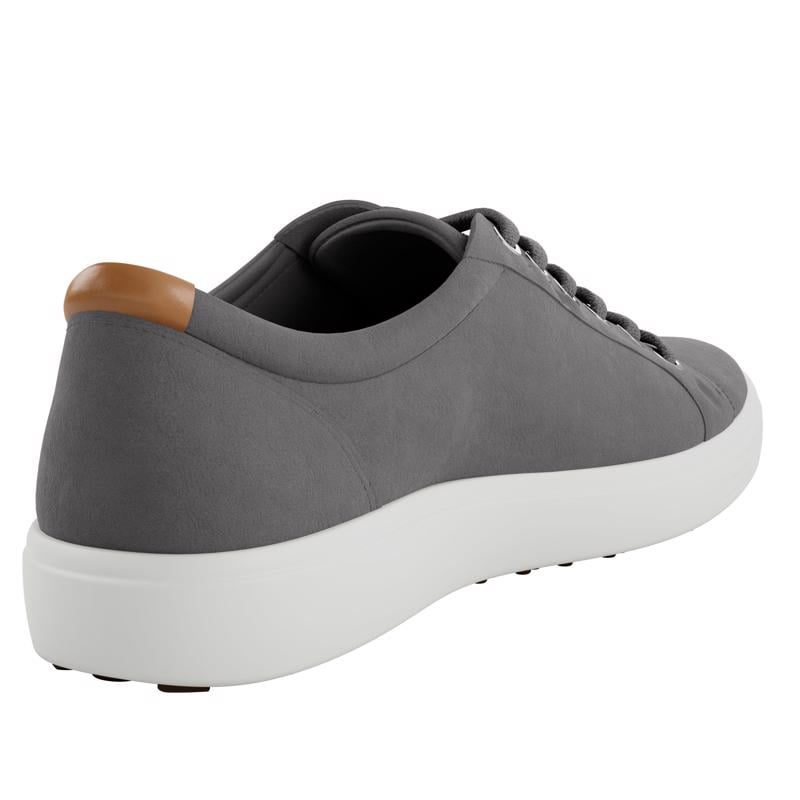 Grey ECCO SOFT 7 M SHOE LACE UP