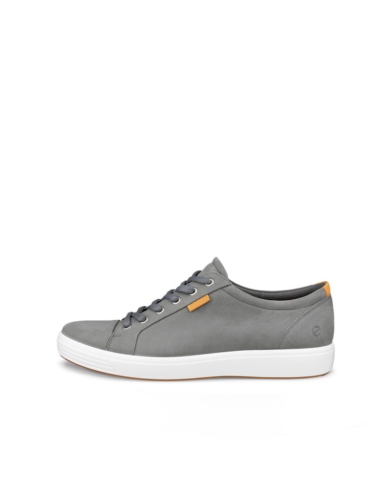 Grey ECCO SOFT 7 M SHOE LACE UP