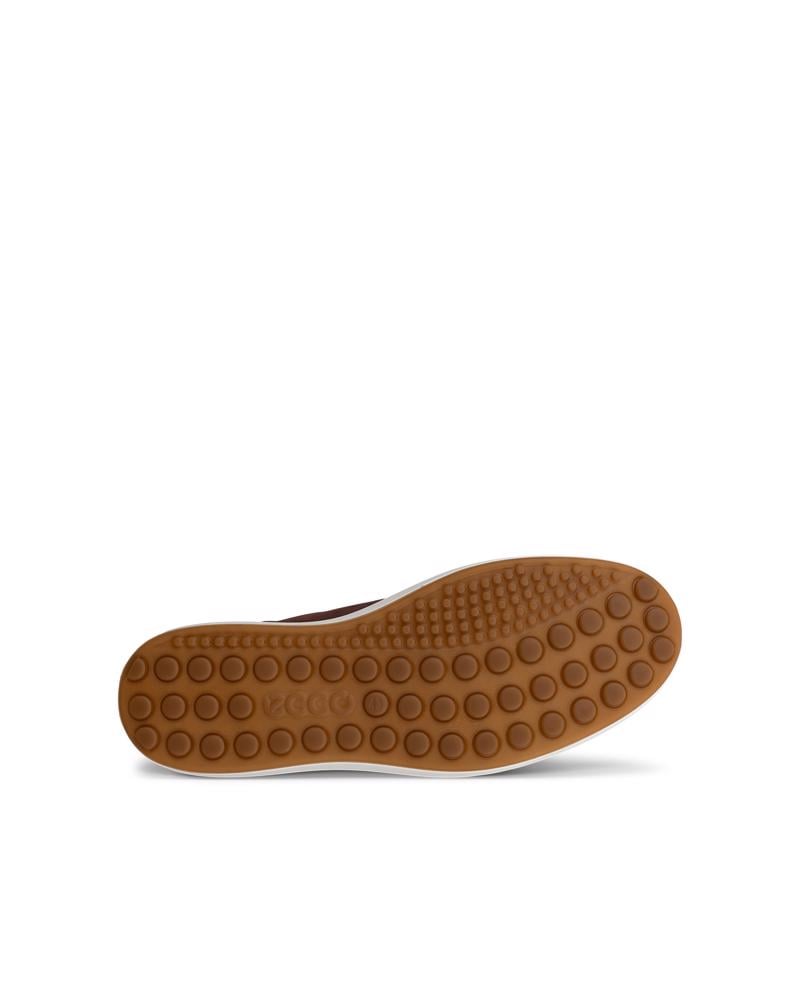Brown ECCO MENS SOFT 7 M SNEAKER