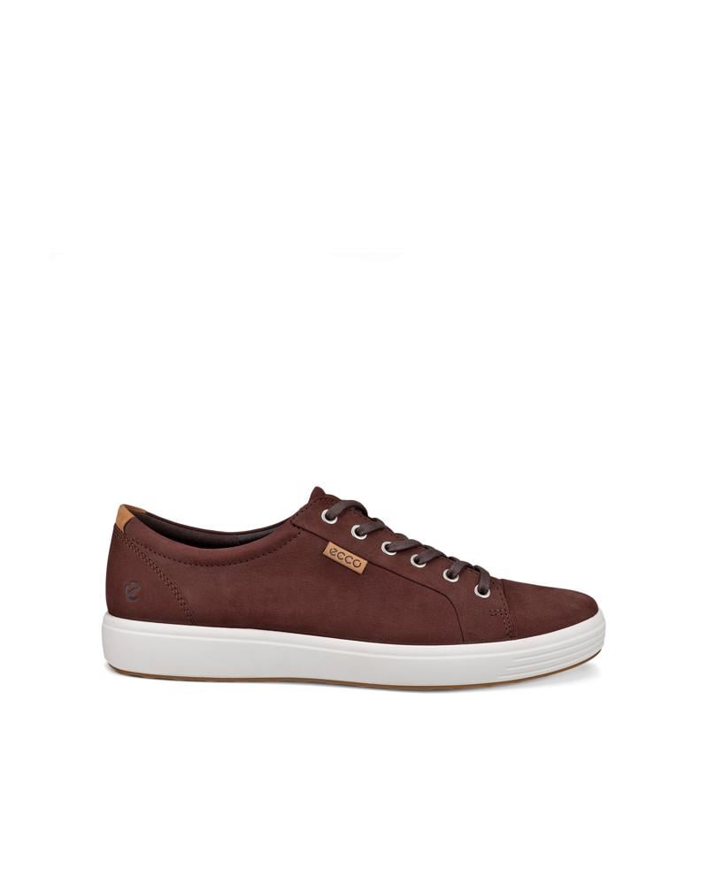 Brown ECCO MENS SOFT 7 M SNEAKER