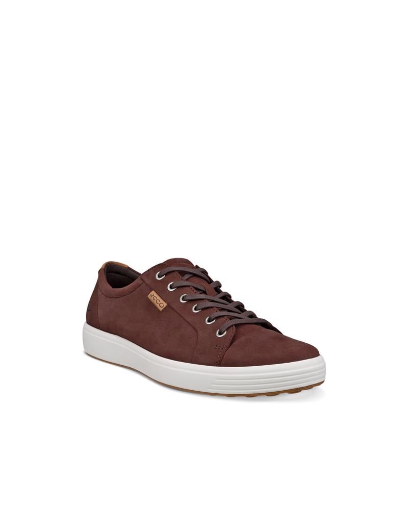 Brown ECCO MENS SOFT 7 M SNEAKER
