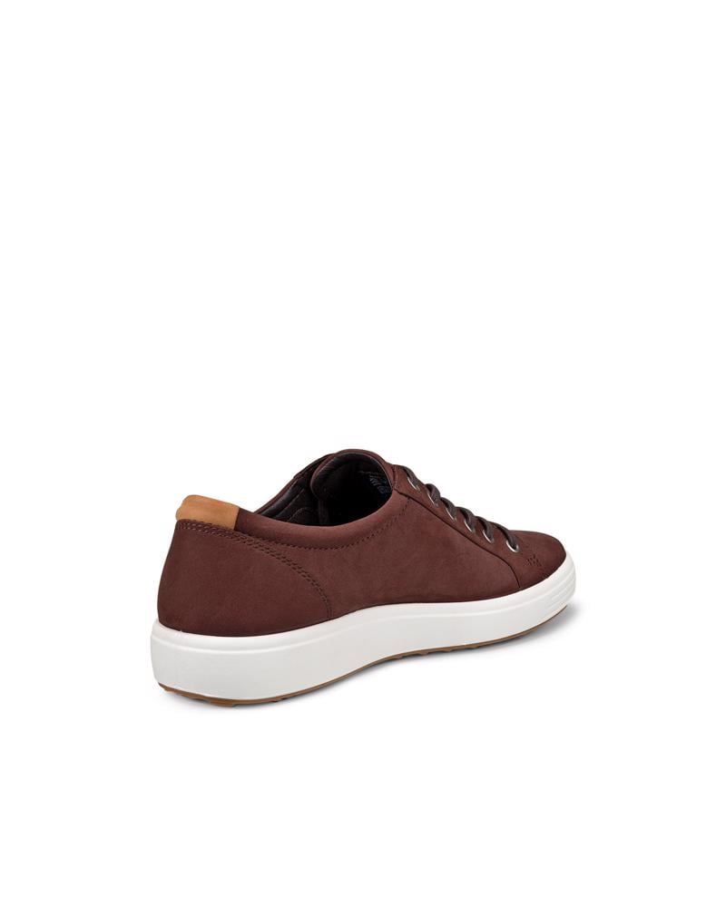 Brown ECCO MENS SOFT 7 M SNEAKER