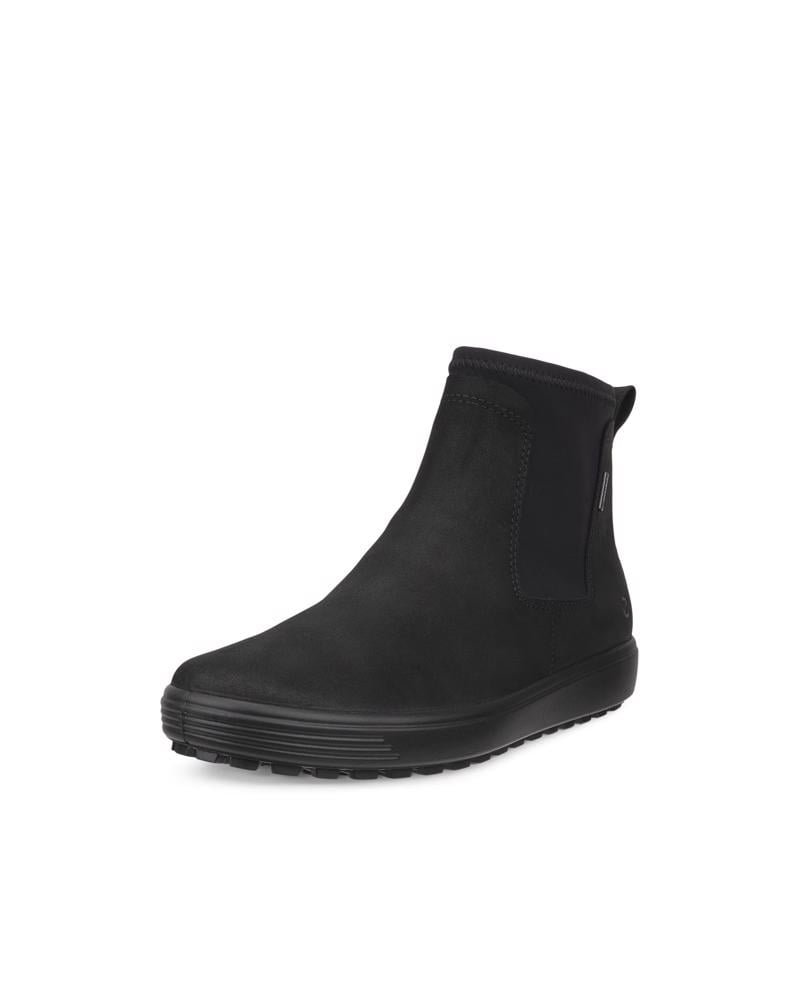 BLACK ECCO SOFT 7 TRED W CHELSEA GTX